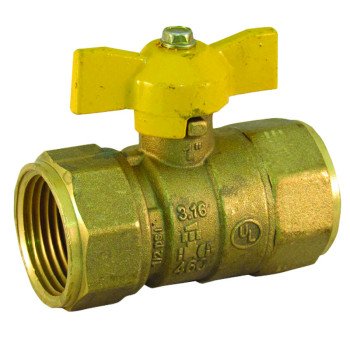 Pro-Flex PFGV-F01TP Gas Valve, 1 in Connection, FIP