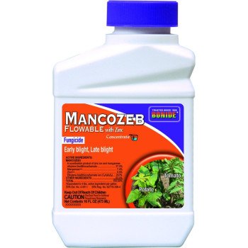 Bonide Mancozeb 862 Fungicide, Liquid, Sulfur, Yellow, 1 pt