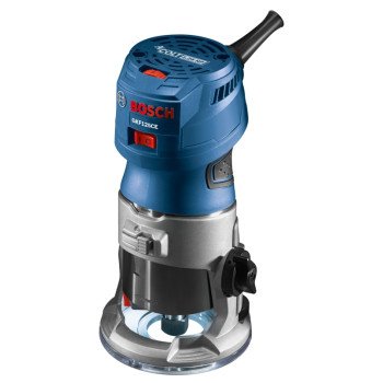 Bosch GKF125CEN Palm Router, 7 A, 1/4 in Collet, 16,000 to 35,000 rpm Load Speed