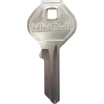 ProSource KB50-B Key Blank, Brass, Nickel, For: 600-2869, 600-2877, 012-0147 50 to 60 mm ProSource Brass Padlocks