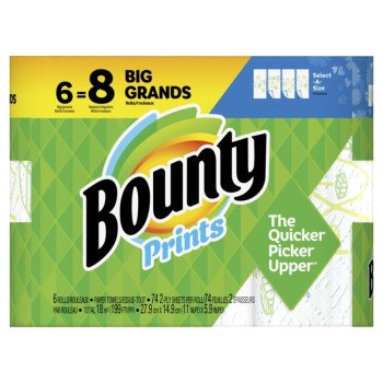 74802 BOUNTY 6PK BIG GRAND RL 