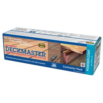 Grabber Construction Deckmaster Series DMP125-100 Hidden Bracket, For: 5/4 in Decking Grabbergard Brackets