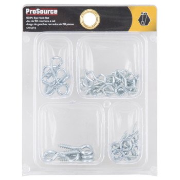 ProSource JL82112-3L Eye Hook Set, Steel, Zinc