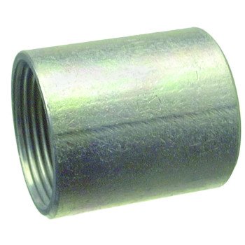 Halex 64005 Rigid Conduit Coupling, 1/2 in Threaded, 1.01 in OD, Steel, Galvanized