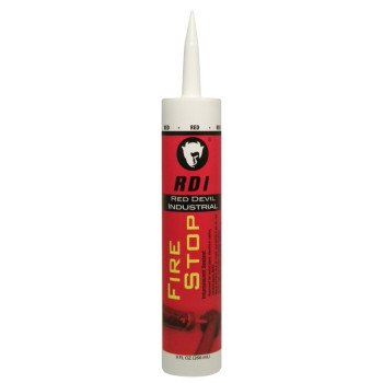 Red Devil LC150RD Sealant, Pale Red, 35 to 100 deg F, 9 fl-oz Cartridge