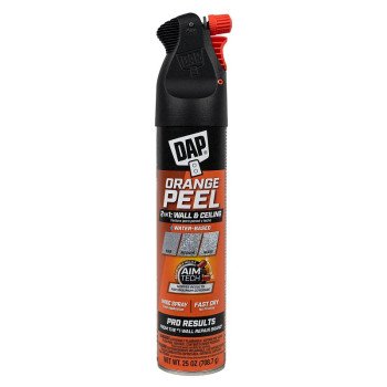 DAP 7079850005 2-in-1 Wall and Ceiling Spray, White, 25 oz, Can