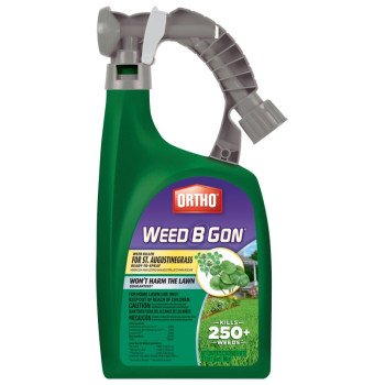 Ortho Weed B Gon 0193610 Ready-To-Spray Weed Killer, Liquid, Spray Application, 32 oz Bottle