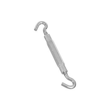 National Hardware 2174BC Series N222-000 Turnbuckle, 90 lb Working Load, 1/4-20 in Thread, Hook, Hook, Aluminum