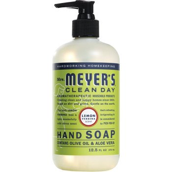 Mrs. Meyer's 12104 Hand Soap, Liquid, Lemon Verbena, 12.5 oz Bottle