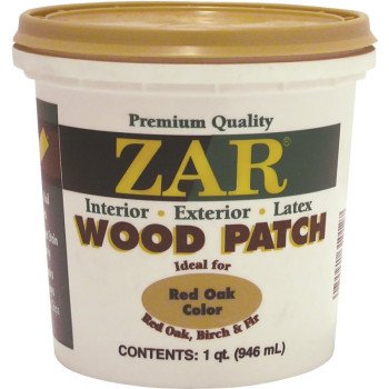 ZAR 31012 Wood Patch, Paste, Amine, Red Oak, 1 qt Pail