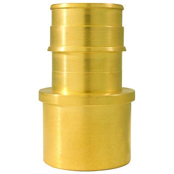 Apollo ExpansionPEX Series EPXFSA11 Pipe Adapter, 1 in, Barb x Female Sweat, Brass, 200 psi Pressure