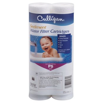 Culligan P5 Water Filter Cartridge, 5 um Filter, Polypropylene Spun Filter Media