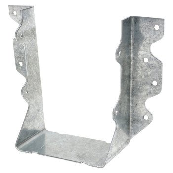 Simpson Strong-Tie U U46 Joist Hanger, 4-7/8 in H, 2 in D, 3-9/16 in W, Steel, Galvanized/Zinc, Face Mounting