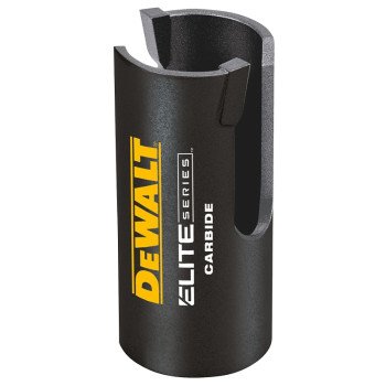 DEWALT ELITE Series DAH4138 Hole Saw, 1-3/8 in Dia, 2-7/16 in D Cutting, 5/8 in Arbor, Carbide Cutting Edge