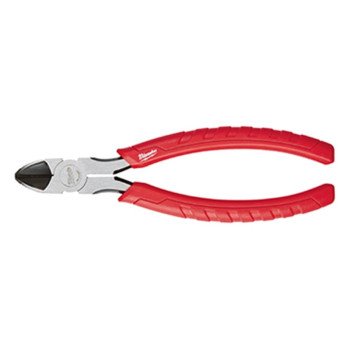 Milwaukee 48-22-6107 Diagonal Cutting Plier, 7 in OAL, 11/32 in Cutting Capacity, 1.13 in Jaw Opening, Red Handle