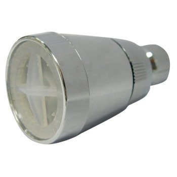 Boston Harbor PP6881320 Shower Head, Round, 1.8 gpm, 1/2-14 NSPM Connection, Threaded, ABS, 1-3/4 in Dia