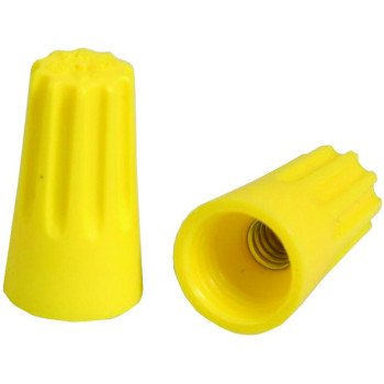 Hubbell HWCS4KP400 Wire Connector, 22 to 10 AWG Wire, Thermoplastic Housing Material, Yellow