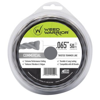 Weed Warrior 17409 Trimmer Line, 0.065 in Dia, 50 ft L, Nylon