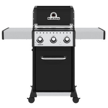 Broil King Baron 320 PRO 874214 Gas Grill, 32,000 Btu/hr, Liquid Propane, 5-Burner, Side Shelf Included: Yes