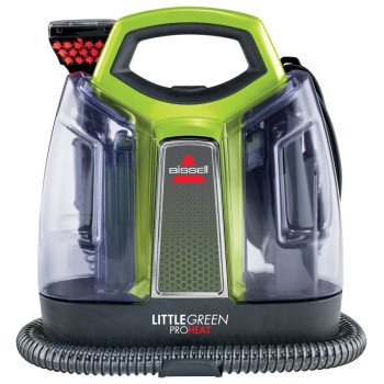 Bissell Little Green 2513E Portable Carpet and Upholstery Cleaner, 37 oz Tank, Cha Cha Lime