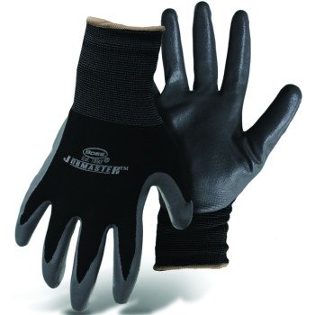 Boss GRIP Series 8422L Gloves, L, Knit Wrist Cuff, Latex Coating, Cotton/Polyester/Rubber Glove, Blue/Gray