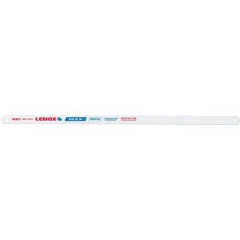 Lenox 20146V232HE Hacksaw Blade, 1/2 in W, 12 in L, 32 TPI, Steel Cutting Edge, 10/PK