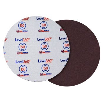 Full Circle SD150-5 Sanding Disc, 150 -Grit, Very Fine, Aluminum Oxide, 8-7/8 in Dia