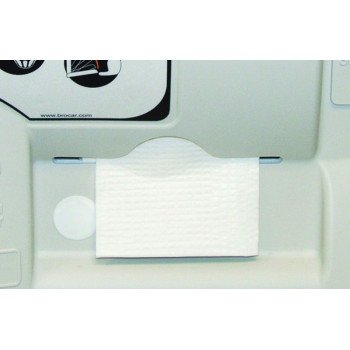 CONTINENTAL COMMERCIAL 8255 Diaper Changing Station Liner, 250 lb, 6-1/2 in L, 4-3/4 in W, Wall Mounting, White