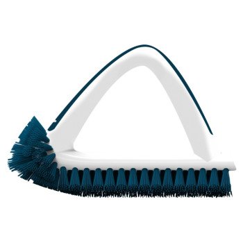 Unger 979870 Grout and Corner Scrubber, Blue Bristle