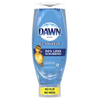 Dawn Ultra EZ-Squeeze 00208 Dish Soap, 22 fl-oz, Bottle, Liquid, Original, Blue