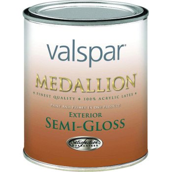 Medallion 4300 Latex Paint, 1 qt, 400 sq-ft/gal, White