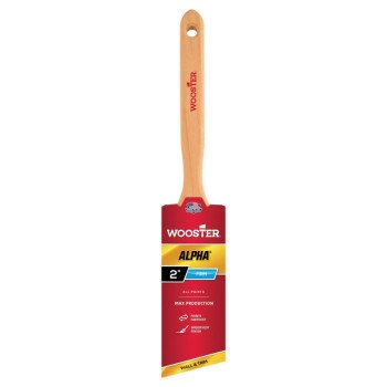 Wooster 4231-2 Paint Brush, 2 in W, 2-11/16 in L Bristle, Synthetic Fabric Bristle, Sash Handle