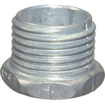 Halex 07012 Conduit Chase Nipple, Zinc