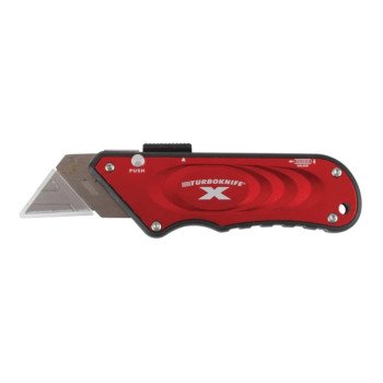 Olympia Tools 33-132 Utility Knife, 1.18 in L Blade, 4.06 in W Blade, Straight Handle, Red Handle