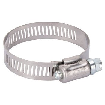 ProSource HCRAN24 Interlocked Hose Clamp, Stainless Steel, Stainless Steel