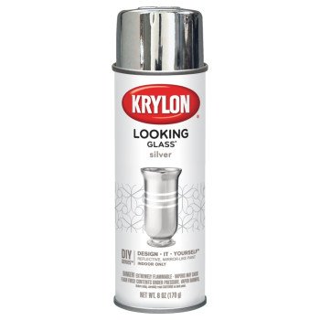 Krylon K09033000 Spray Paint, Gloss, Silver, 6 oz, Can