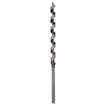 Irwin 49906 Power Drill Auger Bit, 3/8 in Dia, 7-1/2 in OAL, Solid Center Flute, 1-Flute, 7/32 in Dia Shank, Hex Shank