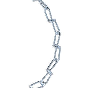 Baron 7262 Double Loop Chain, #1, 125 ft L, 155 lb Working Load, Zinc