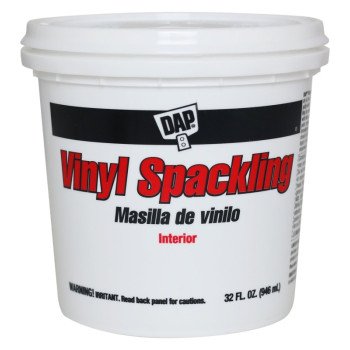 DAP 12132 Spackling Paste White, White, 1 qt Tub