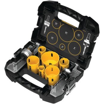 DEWALT D180002 Hole Saw Kit, 9-Piece