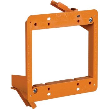 Carlon SC200RR Mounting Bracket, PVC, Orange, Wall Mounting