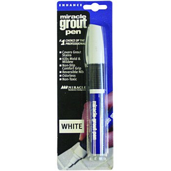 Miracle Sealants GRTPENWHT6 Grout Pen, Specifications: 175 linear ft Coverage, Non-Toxic, White