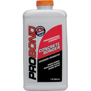 Elmers ProBond E862 Concrete Bonder, Liquid, Light Gray, 1 qt Bottle