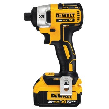 DeWALT DCF887M2/DCF886M2 Impact Driver Kit, Battery Included, 20 V, 4 Ah, 1/4 in Drive, Hex Drive, 3600 ipm