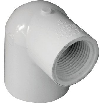 IPEX 435517 Pipe Elbow, 1 x 3/4 in, Slip x MPT, 90 deg Angle, PVC, White, SCH 40 Schedule, 450 psi Pressure