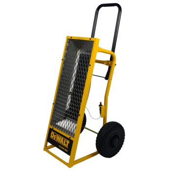 DEWALT DXH45LP Portable Radiant Heater, 20 lb Fuel Tank, Propane, 45,000 Btu/hr BTU