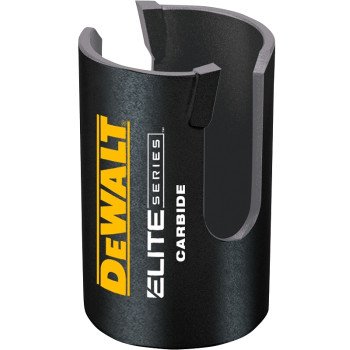 DEWALT ELITE Series DAH4134 Hole Saw, 1-3/4 in Dia, 2-7/16 in D Cutting, 5/8 in Arbor, Carbide Cutting Edge