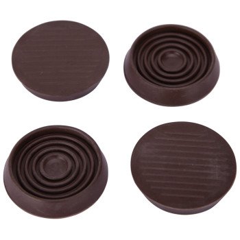 ProSource FE-S709-PS Caster Furniture Glide, Rubber, Brown, Brown, 2-5/32 x 2-5/32 x 15/32 in Dimensions