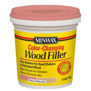 Minwax 448600000 Wood Filler, Liquid, Natural, 5.5 oz