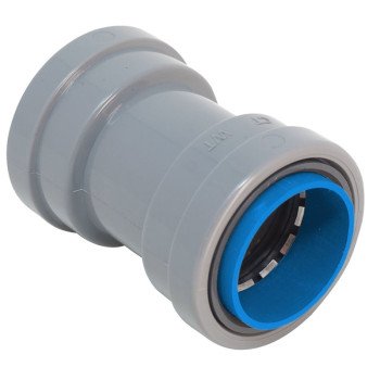 Southwire SIMPush 65083403 Conduit Coupling, 1/2 in Push-In, 1.41 in Dia, 2.32 in L, PVC